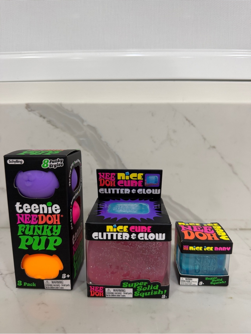 NeeDoh Set/Bundle of 3, New in Box